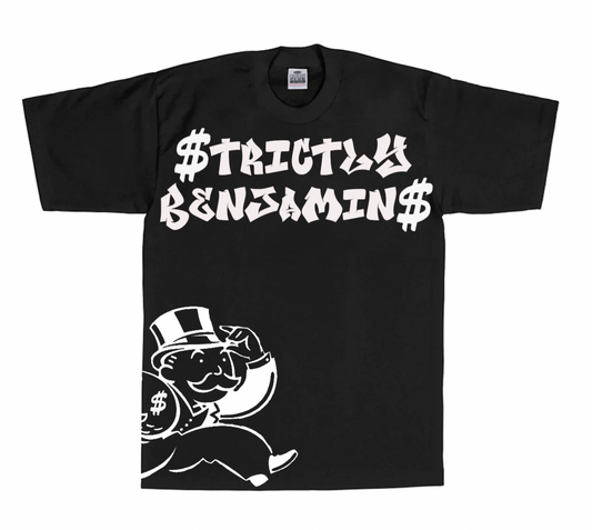 $B Monopoly Black T-Shirt