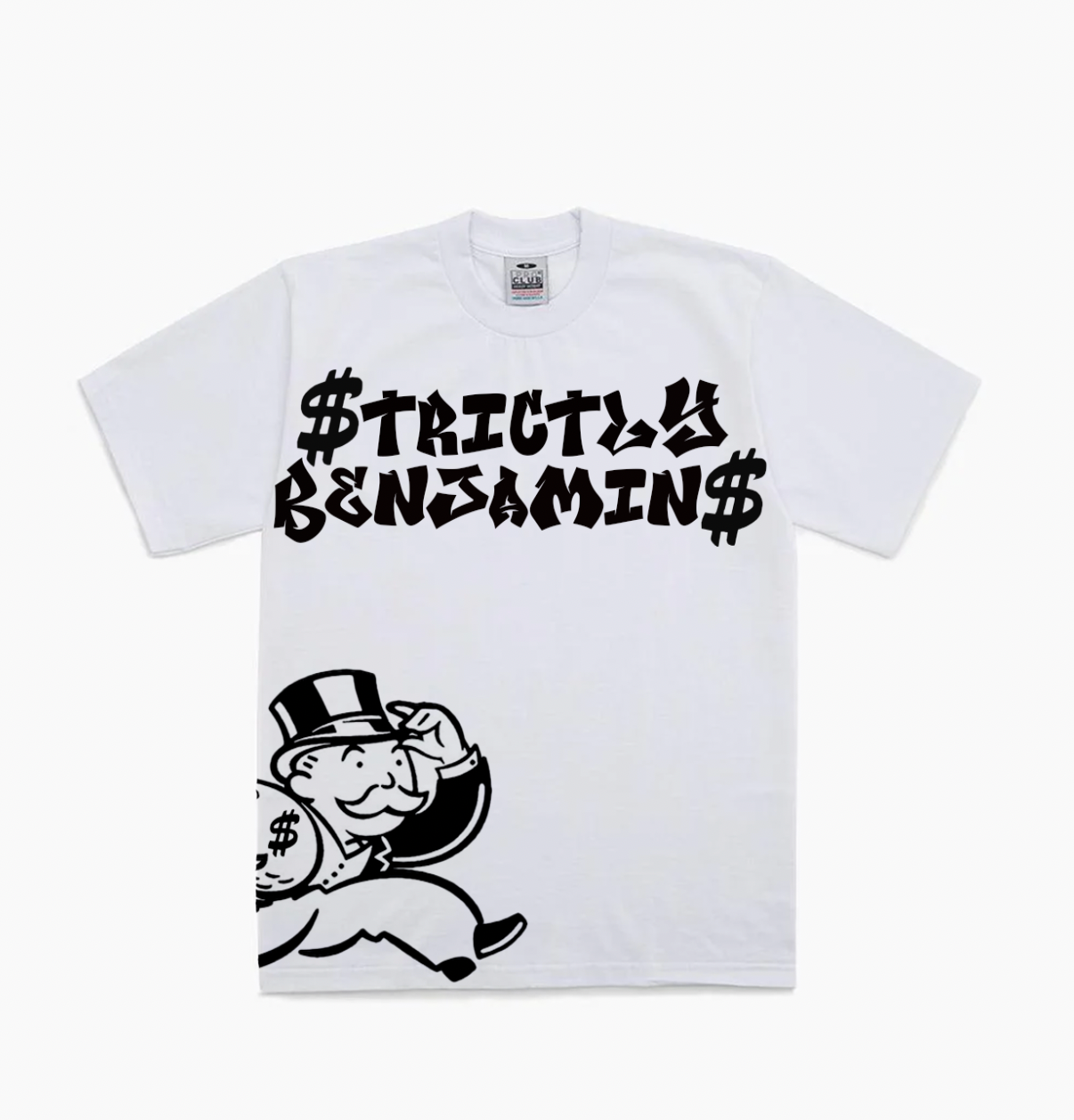 $B Monopoly White T-Shirt