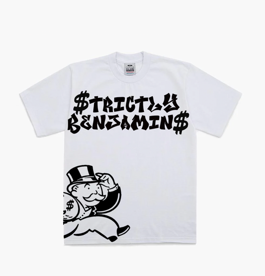 $B Monopoly White T-Shirt